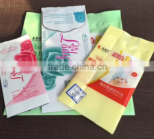 Plastic Bag Packing Wet Wipe PET/PE Plastic Material With Sticker/ Baby Wipes Packaging photo-6