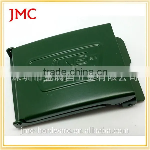 Custom Army Green Box-out Military Belt Buckle photo-4