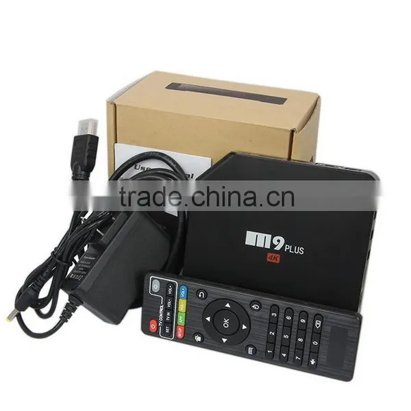 Amlogic S905 Quad Core 2GB/16GB WiFi Bluetooth M9 Plus Android5.1.1 Smart Android TV Box