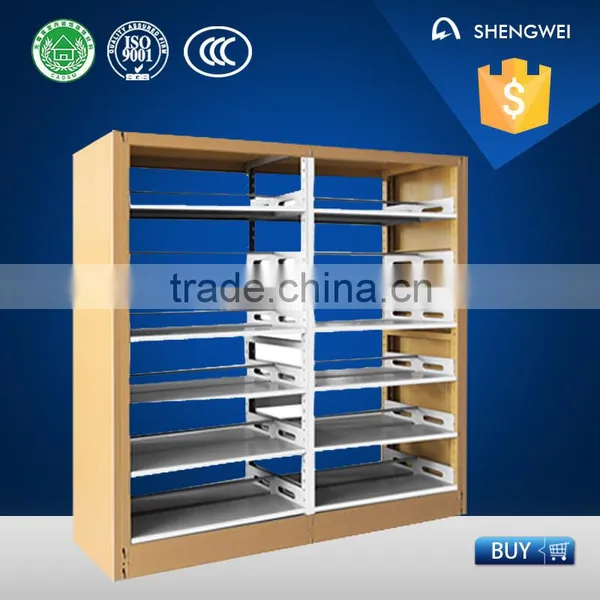Steel magazine shelf for bookcase