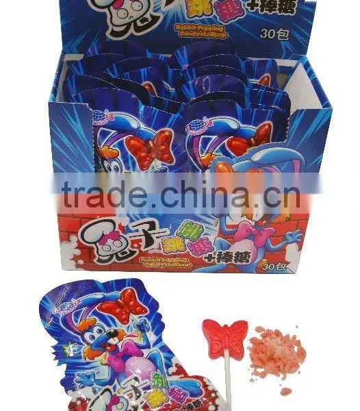 Rabbit Lollipop With Popping Candy