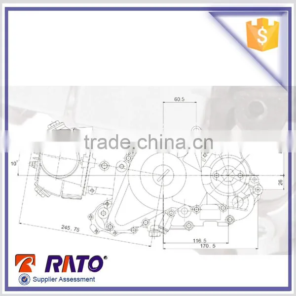 China Manufacturer 110CC Motorcycle Engine for Sale photo-3