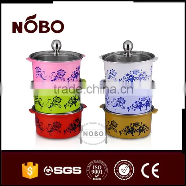 New Design Hot Pot Stainless Steel Mini Stock Pot With Anti-scalding Surface photo-2