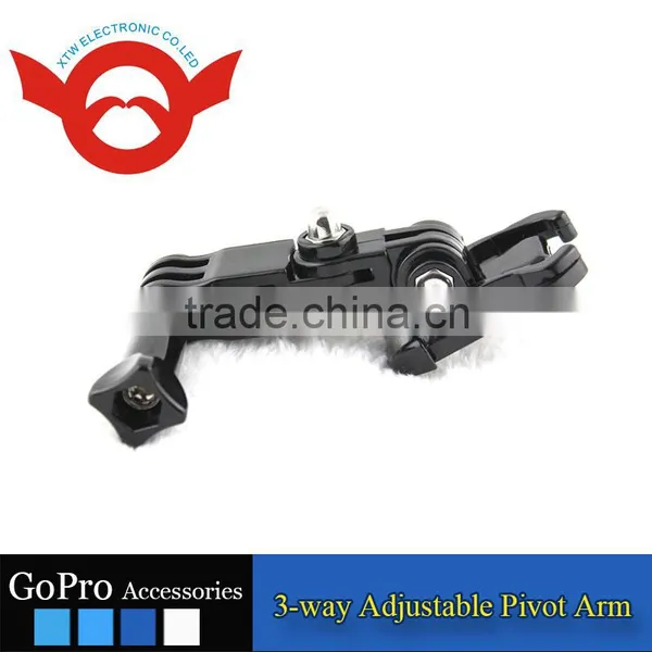 3-way Adjustable Pivot Arm for Gopro Hero 2/3/3+/4/4 Session photo-4