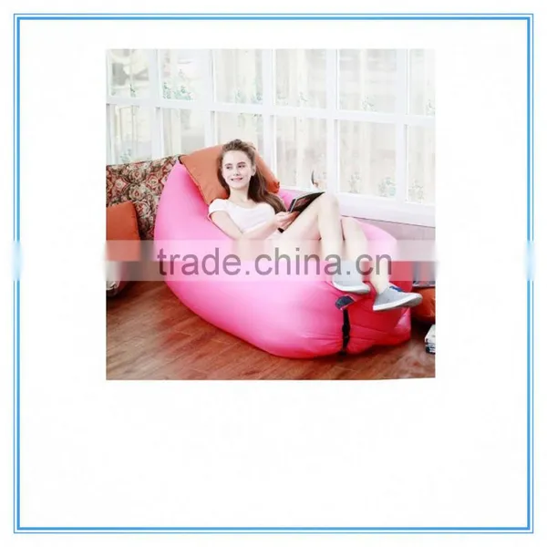 2016 Fast Filling Drop Bean Shape Waterproof Inflatable Lazy Sofa /bed/Hangout Lounge Sleeping Air Sofa Bag photo-4