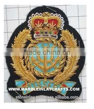 Hand Embroidered Bullion Badges