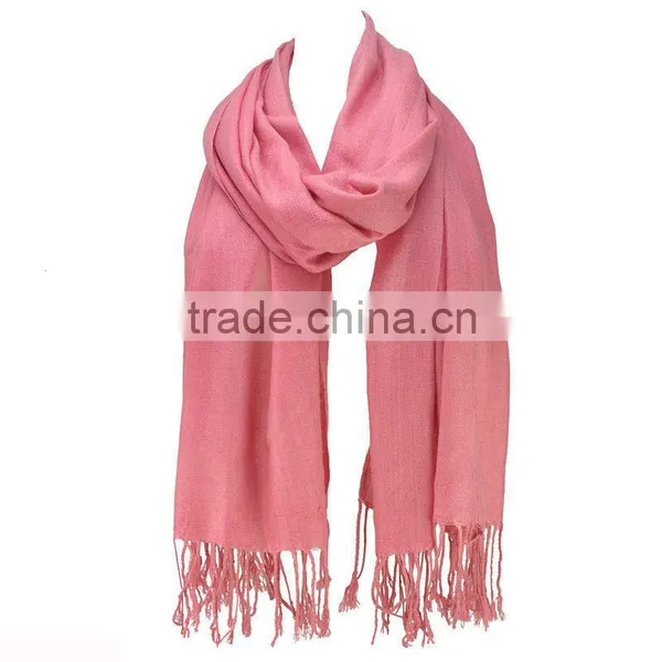 New Women's Fashion Blue 100% Cashmere Pashmina Scarf photo-4