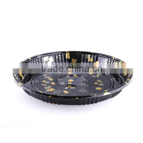 Sushi Plastic Plates With Lids Party Tray photo-2