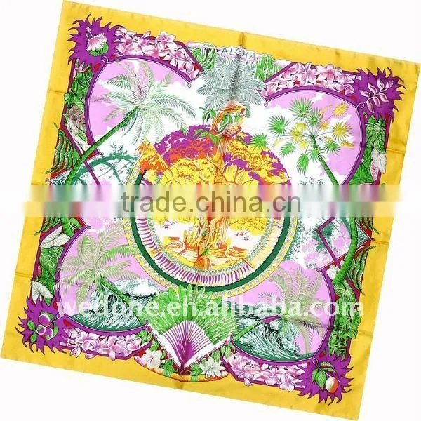 Custom Printing Twill Silk Scarves