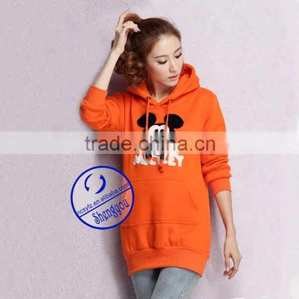 Custom Cheap Fleece Plain Fancy Hoodies for Women photo-4