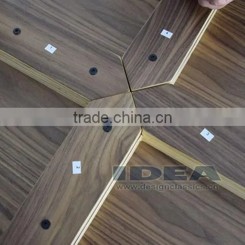 Replica Charles Plywood Coffee Table - Walnut photo-6