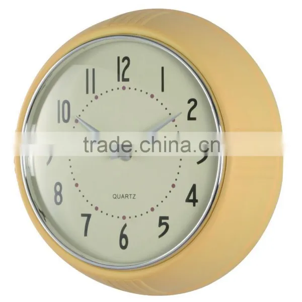 New Arrival Hot Selling 9.5 Inch Plstic/Metal Wall Clock photo-2
