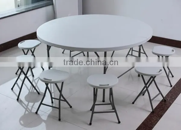 Blow Mold Plastic Folding Stool photo-2