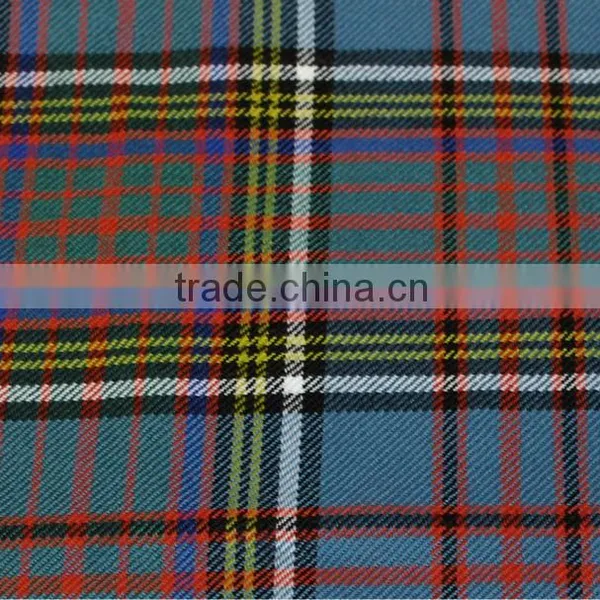 Wool Worsted Fabrci, 100% Wool Fabric, Tartan Fabric