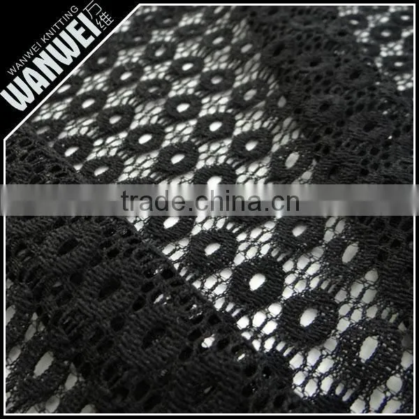 Small Dot Flower Yarn Crochet Resilient Casual Fabric Print Customed Color Nylon Spandex Lace Fabric for Designer Dress 5015 photo-6