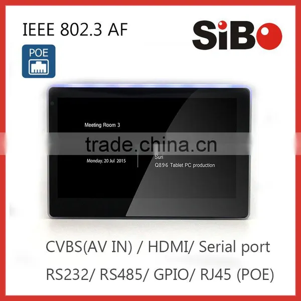 Wall Mount Android RJ45 POE Tablet PC With RS232/RS485 LED Light