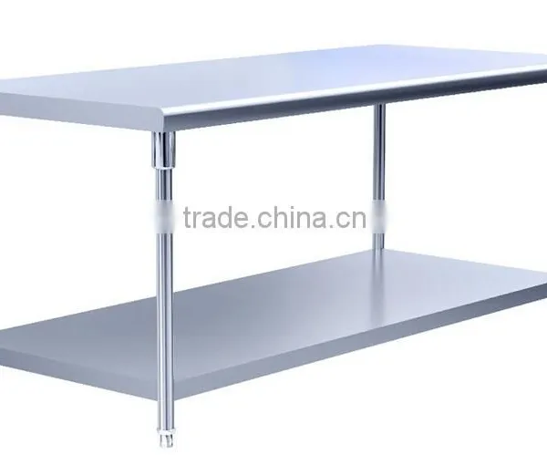 1.2M Middle Sizes Heavy Loading Food Storage Commercial Stainelss Steel Kichen Work Bench Table for Restaurant photo-2