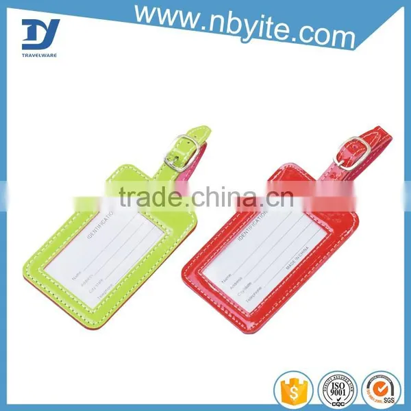 OEM Factory Supply Custom Leather Luggage Tag Wholesale photo-5