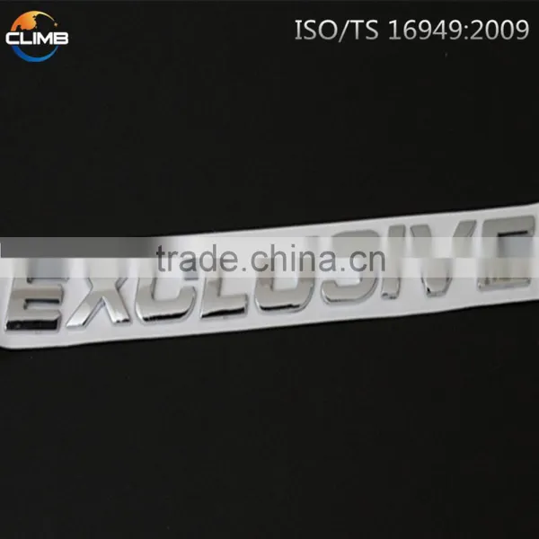 3d Stickers Chrome Car Custom Single Letters Car Emblem photo-2