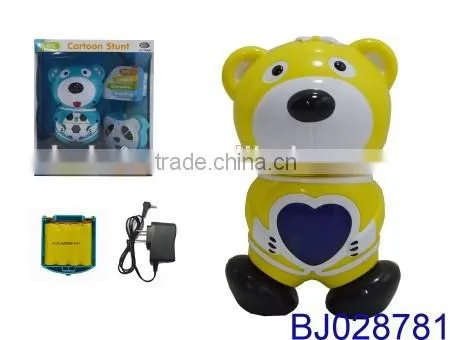 2016 new toy rc stunt bear with music and light