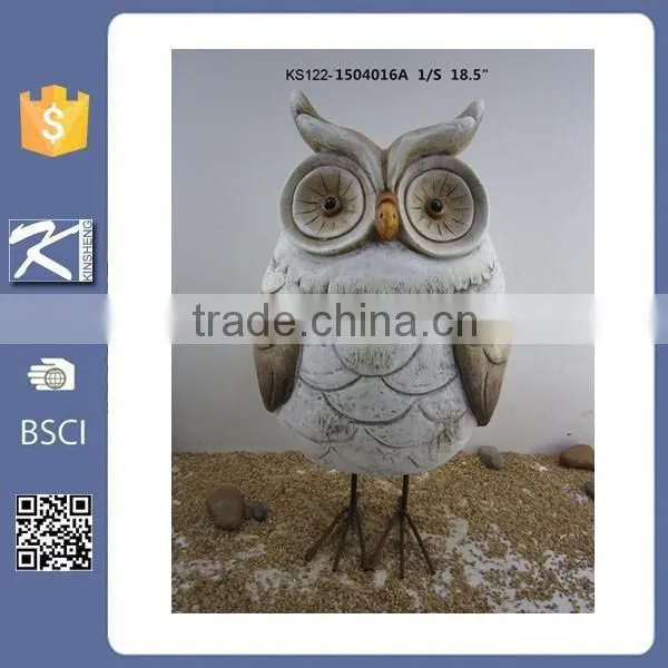 Unique Modern Art Design Owl Ornaments for Garden Decoration photo-6