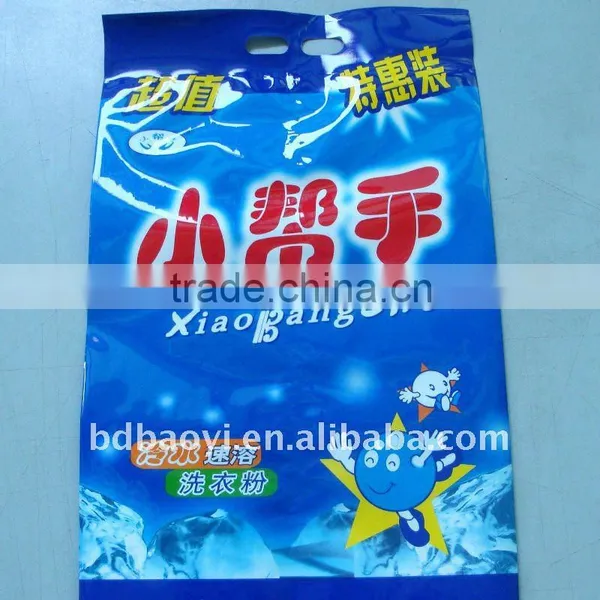 BOPA/LDPE Laminated Packaging Bags With Hole for Washing Powder 2kg