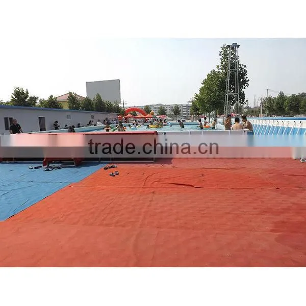 1.32M Height 0.9mm Netted PVC Tarpaulin Inflatable Swimming Pool photo-6