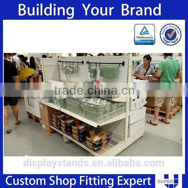 Wholesale Durable Metal Adjustable Display Shelf Grocery Store Design photo-3