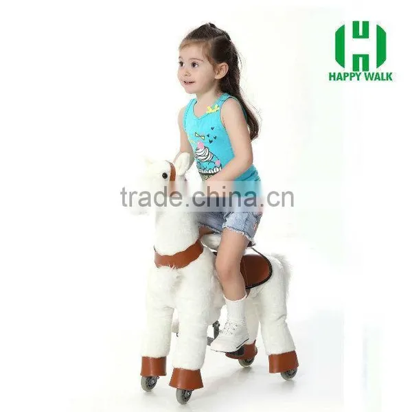 HI CE Global Hot Sale Outdoor Plush Mechanical Ride on Horse Toy for Kids and Adult