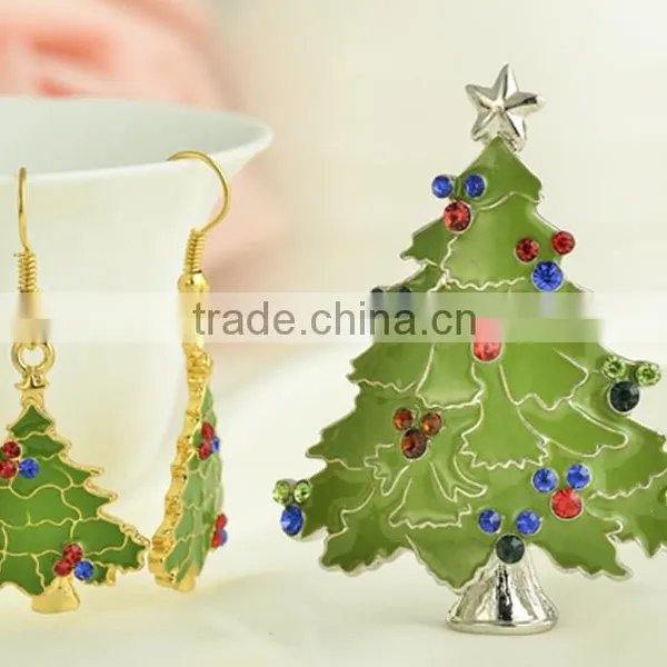 Special Edition Christmas Package Western Christmas With The Stars Earrings And Brooch photo-4