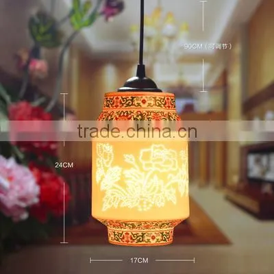 Vintage Ancient Pendant Light Porcelain ChandelierJingdezhen Handpainted Ceramic Party Loft Coffee Bar Restaurant Kitchen Lights photo-6