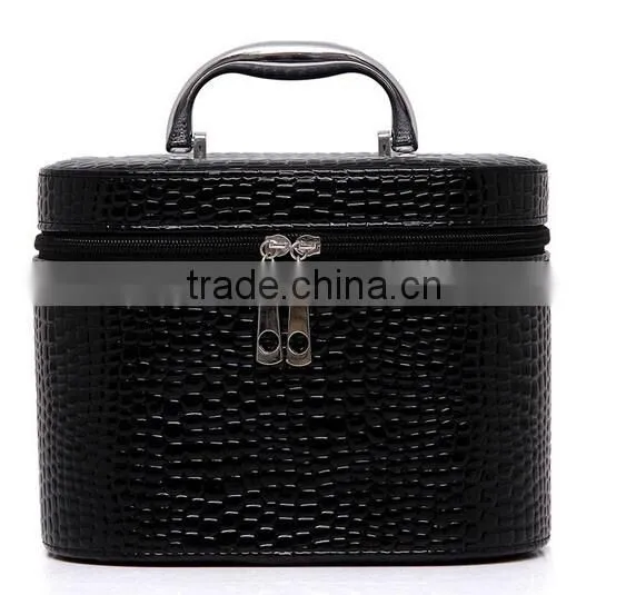 2015 Two Different Size New Python PVC Capaiable Storage Bag/cosmetic Bag for Women photo-2
