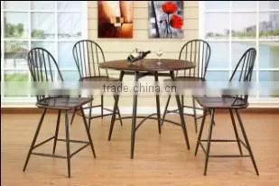 Most Popular Black 5 Piece Chairs and Tables Wrought Iron