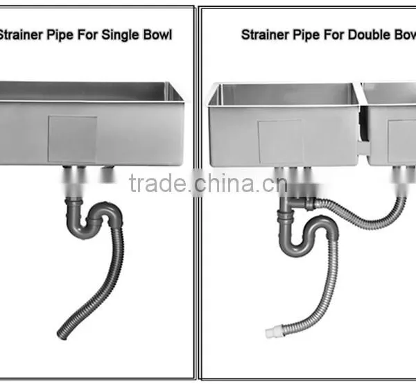 European Style Handmade Kitchen Sink Cabinet Under Counter Stainless Steel Sinks -- R10-3018 photo-3