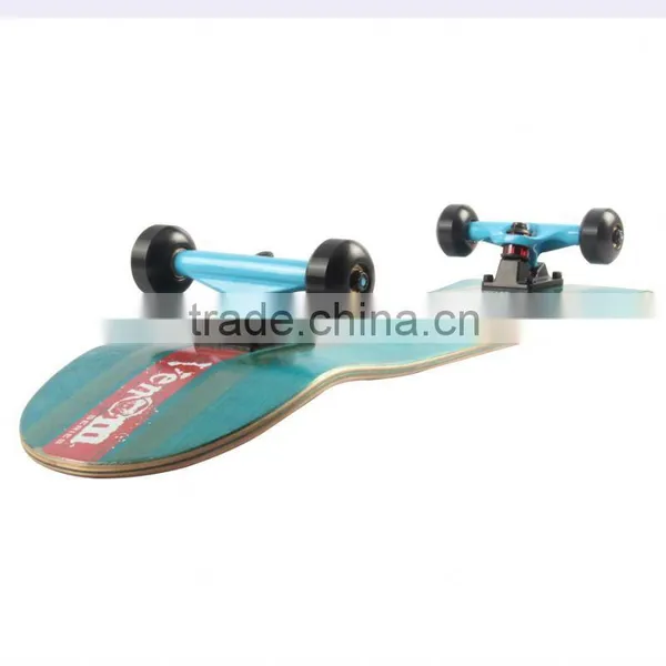 Four Transparent Wheel Skateboard Canadian Maple Complete 4 Wheel Skateboard 100 Canadian Maple Skateboards OEM photo-3