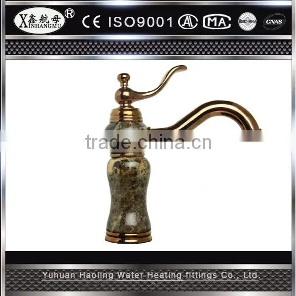 Hot Sale Kitchen Faucet Antique Brass Swivel Bathroom Basin Sink Mixer Tap Double Handle photo-3