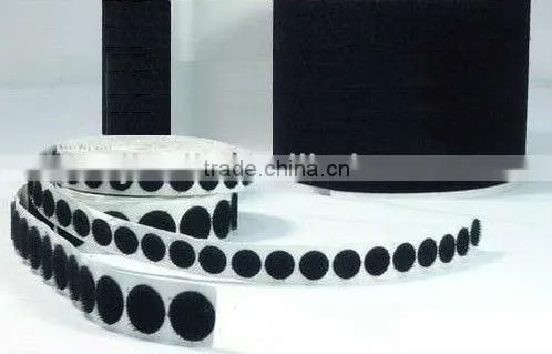 nylon self adhesive dots/standard sticky dots/hook and loop dots