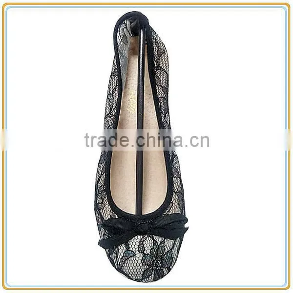 2015 New Design Girl Sexy Lace Ballerina Women Soft Sole no Lace Casual Shoes photo-3