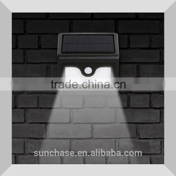 Triangle Bright Solar Power Light, Outdoor Weatherproof LED Security Light Motion Sensor Lighting for Patio Garden