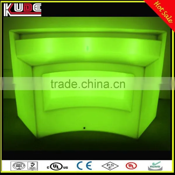 Hot Sale New Product Commercial Modern LED Bar Furniture/illuminated LED Curved Bar Counter/LED Bar Table For Club photo-5