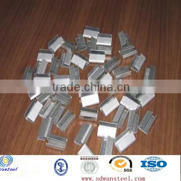 Packing Steel Clasp-Galvanized Packing Buckle-Zinc-Coated Steel Strips-