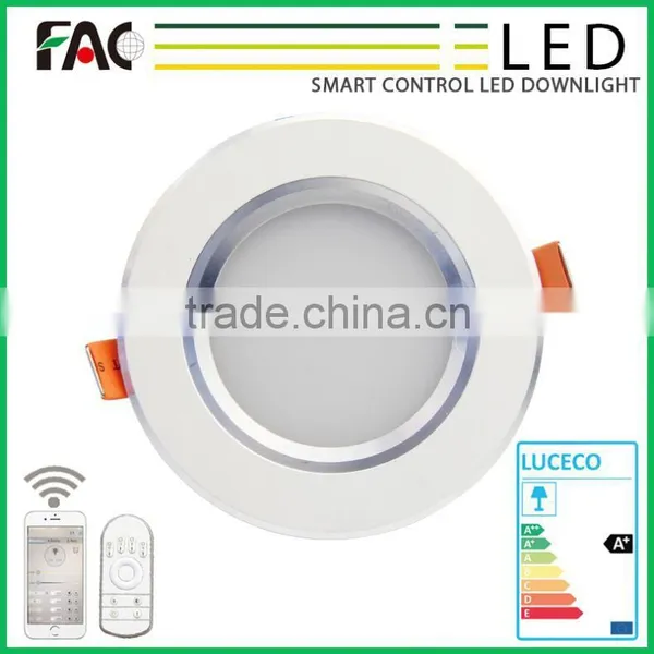Electric Lighting Dimmable 12w Fire Rated Led Downlight With Remote Control