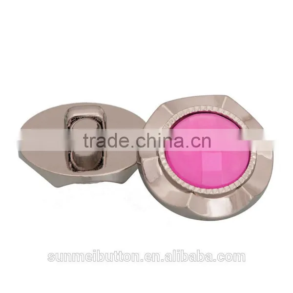 Bulk Heart Shaped Shank Rhinestone Fashion Button Ornaments photo-6
