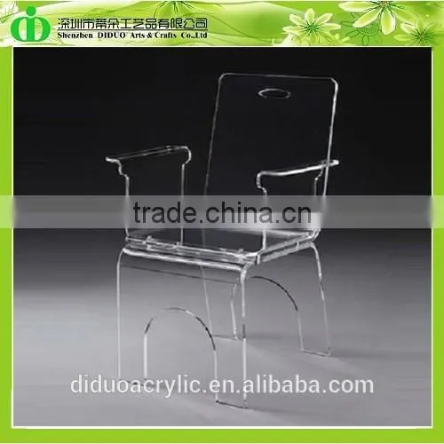 DDH-0125 Trade Assurance Clear Acrylic Swivel Chair