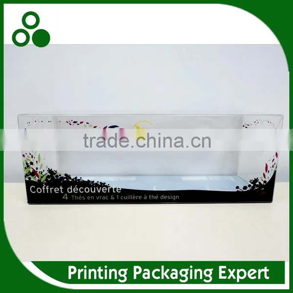 HALF TRANSPARENT TEA PET BOX TUCK DESIGN photo-2