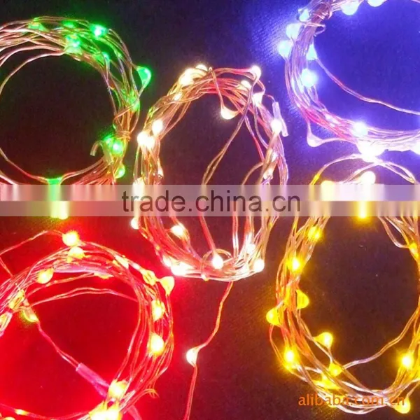 110v 220v IP65 Christmas Decoration LED Copper Wire String Light photo-3