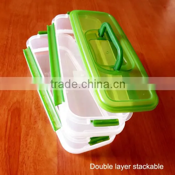 Premium Stackable Health Food Container With Lid Handle for Spaghetti photo-3