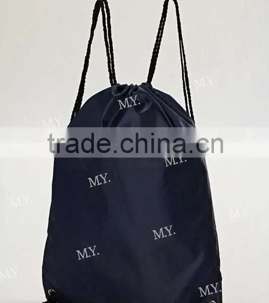 Promotional Durable Custom Polyester Drawstring Bag photo-2