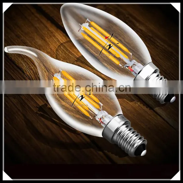 C35 /C35L Candel Abra Led Filament Bulb Globe Dimmable Edison Light Bulb E27 photo-5