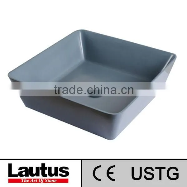 ARTISTIC COMPOSITE STONE BASIN FOR MODERN BATHROOM-IJA4012SL